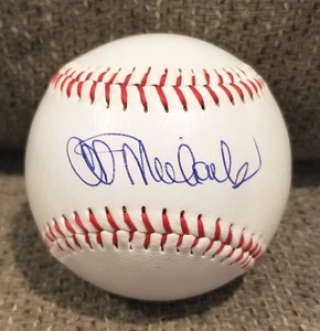 Al Michaels Firmado Autografiado Oficial Liga Béisbol Sportscaster - Imagen 1 de 2