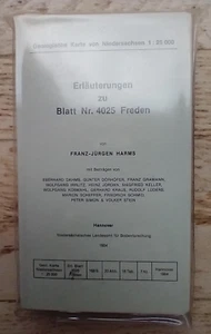 Geologische Karte von Niedersachsen Bl. 4025 Freden mit Erläuterung - Bild 1 von 2