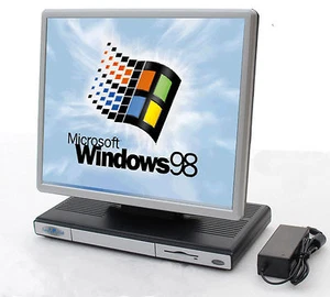 43cm 17 " all-in-One Computer For Dos Windows 98 1GHZ 512MB 1GB RS-232 Parallel - Picture 1 of 3