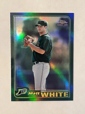 2001 Topps Traded & Rookies - Chrome Retrofractor #T250 Matt White (RC) - Image 1 of 2