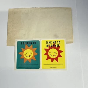 1977 Kellogg's Brand Sun stickers Good Condition - Picture 1 of 1