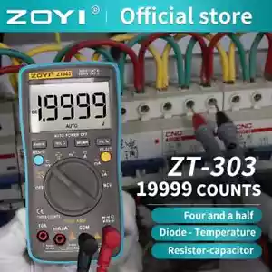 Digital Multimeter 8000 19999 Counts True RMS Multifunction AC/DC Voltage Tester - Picture 1 of 15