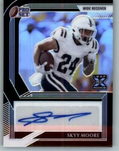 2022 Leaf Pro Set Metal Autograph #PA-SM1 Skyy Moore RC Rookie AUTO 15/20 Chiefs - Picture 1 of 2