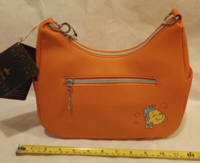 Disney Princess Loungefly Purse Bag Little Mermaid Flounder Fish - Image 1 of 4