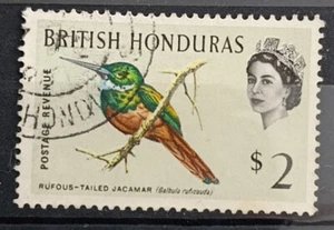 British Honduras 1962, Birds $2 sg212 used - Picture 1 of 1