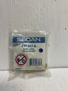 Sloan ETF-617-A Back Check Tee Assembly 3/8" New Sealed Bag - Picture 1 of 3