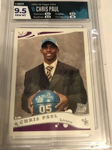 2005-06 Topps Chris Paul #224 RC HGA 9.5 GEM MINT 10 Centering Rookie - Picture 1 of 6