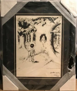 IDYLL Ltd Ed #1045 Print National Cartoonist Society 1978 Hand Signed WALLY WOOD - Picture 1 of 3