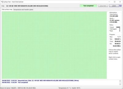 160GB WD WD1600AVVS dcm: DGNNHTJAEN  pcb: 2060-771590-001  rn: 771590 - Image 1 of 4