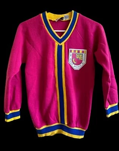 Vintage 90s ZING Child Girl Kids Size 10 Crew Sweatshirt Girls Gossip Society - Picture 1 of 7