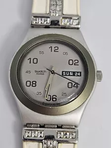 2000 Women's Swatch Irony Baroudeuse YLS7000 Swiss Made Day/Date 32mm Watch - Picture 1 of 16