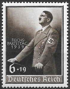 Deutschlands 3. Reich 1939 Mi# 701 Nürnberg Parteitag MH* - Bild 1 von 1