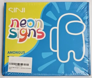 SINI Neon Signs Amongus Blue Character 10" Wall Light New Sealed - Picture 1 of 2