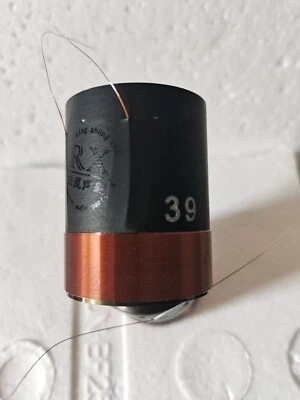 1 unit ID: 39mm 8 ohm 2F woofer bass speaker voice coil Skeleton:Black aluminous - Image 1 of 3