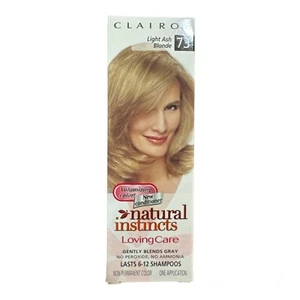 Clairol Natural Instincts Loving Care Light Ash Blonde 73 Lasts 6-12 Washes - Picture 1 of 7