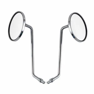 Set of 2 Mirrors 8mm - Honda C/CL/CT70 CL/CT/S90 CB/CL100/125 CA/CB/CL72 CB/CL77 - Picture 1 of 5