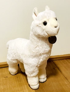 Peluche Aurora Miyoni ALPACA Llama 12" Blanco Relleno Suave #26329 NUEVO NUEVO CON ETIQUETAS - Imagen 1 de 8