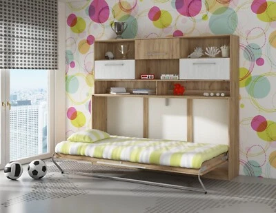 Wall bed horizontal folding bed ROGER 90x200 wall folding bed folding bed - Image 1 of 4