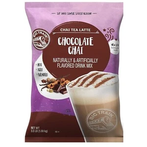 Big Train Chocolate Chai Tea Latte Mix - 3,5 libbre (1 confezione) - cremoso e delizioso - Foto 1 di 6