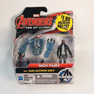Figura de acción Marvel Comics Nick vs Sub-Ultron 007 Avengers Age of Ultron 2,5" Foto 1 de 2