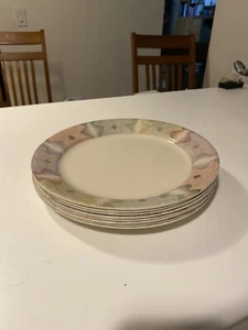 8 Corelle MIRAGE 10 1/4" Dinner Plates ~ EUC - Picture 1 of 13