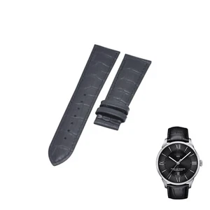 Cinturino in pelle nero 21 mm per Tissot T0994071605800 T610036038 - Foto 1 di 7