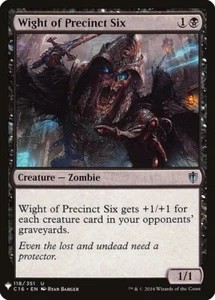 MTG - Wight of Precinct Six - Mystery Booster - NM, English Magic FLAT RATE SHIP - Picture 1 of 1