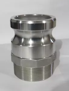 2 Zoll Nockenschloss, Edelstahl Rohrverschraubungen NPT SCH 40 SS SS316, 2 Zoll - Bild 1 von 3