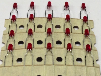 20 Stück Agilent HLMP-K101 Durchsteck LED 1,8V 20mA rot, 60° Rund-Linse (M6539) - Image 1 of 4