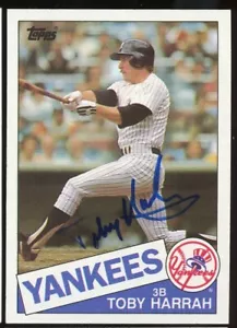 Toby Harrah #94 signed autograph auto 1985 Topps Baseball Trading Card - Picture 1 of 1