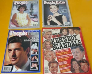 4 collectors’ magazines: Audrey Hepburn, Jackie Kennedy, JFK Jr., Kennedy family - Picture 1 of 5