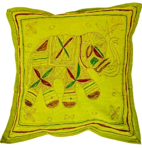 Embroidered Cushion Cover Boho Throw Ethnic Pillow Case Hippie Gypsy Home Decor - Picture 1 of 4