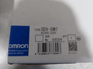 NEW OMRON SDV-DM7 AC200/220 VOLTAGE SENSOR - Picture 1 of 1