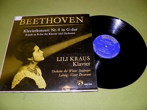 Beethoven - Klavierkonzert Nr. 4 / Rondo - Lili Kraus - RARE 1968 IMPORT LP EX - Bild 1 von 2