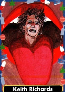 #28 Keith Richards, Famous Dope Fiends Trading Card - Bild 1 von 3