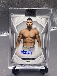 2020 Topps UFC Striking Signatures Johnny Walker Auto Autograph #57/58 - Picture 1 of 2