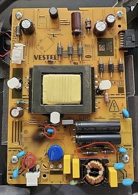 Kit Riparazione VESTEL 17IPS62 PER TV TOSHIBA 32LA3B63DAI - Imagen 1 de 4