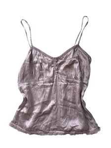 Y 2k Monsoon Pink Silky Cami Size 10 - Picture 1 of 3
