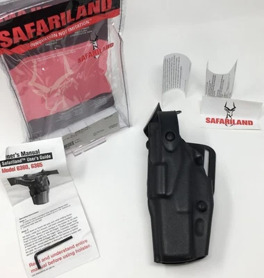 Safariland 6360 ALS/SLS Level-3 LH Duty Holster, GLOCK 17 22 19 23 - LEFT HAND - Image 1 of 4