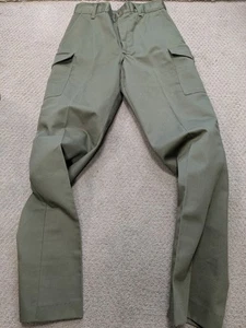 Boy Scouts Of America Official Canvas Uniform Pants with belt Waist 31 Green. - Picture 1 of 7