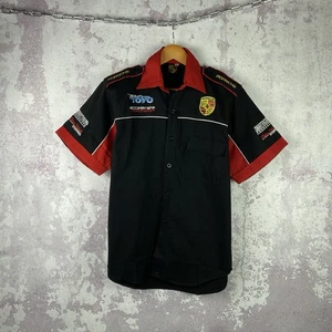 Camicia Vintage Porsche Button Up Racing Motorsport Uomo Taglia L - Foto 1 di 7