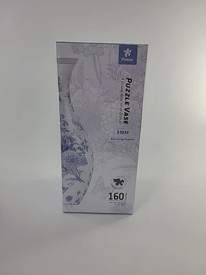 Pintoo Puzzle Vase #S1033 Flowers 160 Piece 3D  Sealed Box -  Worthy Of Display! - Image 1 of 4