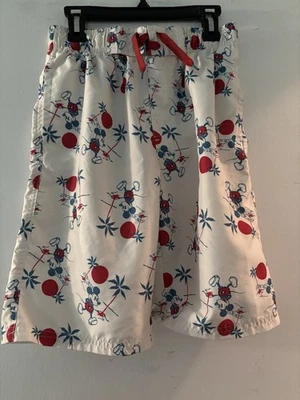 Disney Comida Chatarra Mickey Mouse Board Shorts Bañador Juvenil L  Foto 1 de 2
