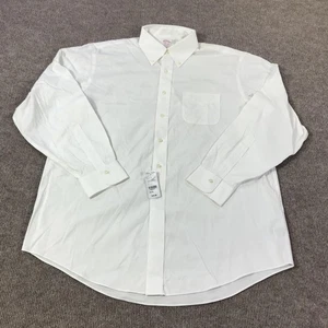 Brooks Brothers Oberhemd Herren 16,5 35 weiß Madison Fit bügelfrei Supima - Bild 1 von 9