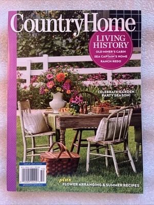 Country Home Magazine Summer 2025 ~ Living History ~ Garden Party - Image 1 of 3