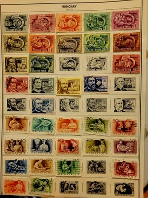 Lotes de selos COLEÇÃO HUNGRIA EM PÁGINAS  - Imagem 1 de 4