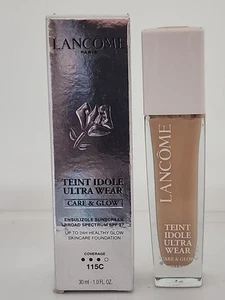 Lancome Teint Idole Ultra Wear Care & Glow Foundation ~ 115C ~ SPF 27 ~ 0224 NEW - Picture 1 of 2