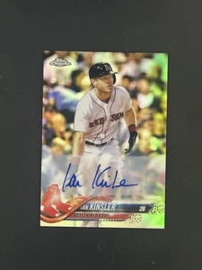 Ian Kinsler 2018 Topps Chrome Update Serie Refractor Autogramm #HMT44 Boston Red Sox - Bild 1 von 2