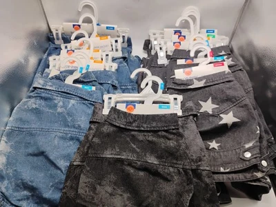 Lot Of 15 BRAND NEW Top Paw 100% Cotton Tye Dye & Star Denim Dog Jackets - Image 1 of 4