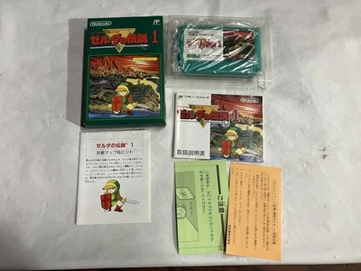 The Legend Of Zelda 1 Nintendo Famicom CIB Boxed Tested Japan - Image 1 of 2